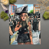 Image 1 of Activist Witch Signed Watercolor Print