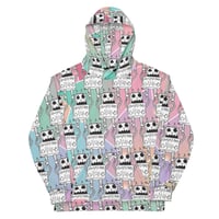 Image 1 of PASTEL BOT HOODIE ALLOVERPRINT