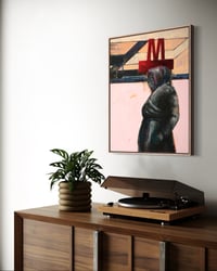 Image 8 of Painting / maleri / "København – Malerdrømme og tankestreger – Metrokonen" / 60x75 cm