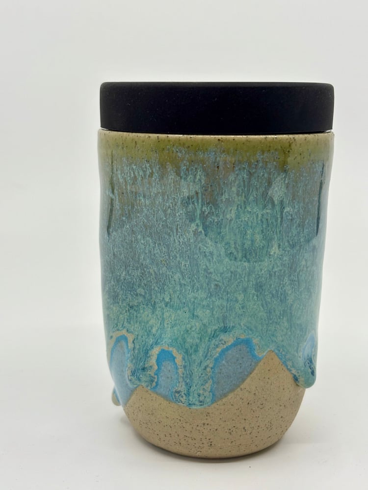 Image of Snug Cup Aqua Drip Large