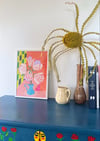 Gladiolus in the kitchen art print 