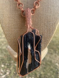 Image 2 of Custom Copper & Tourmaline Necklace for Dessean