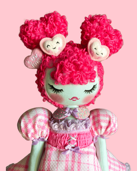 Image of RESERVED FOR TAMARA Medium Art Doll Love Monster 