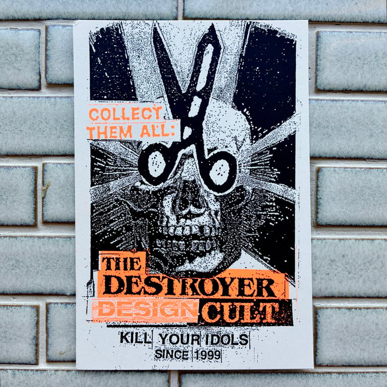 Collect Them All: The Destroyer Design Cult by Jim Madison - SIGNED MINI PRINT Image 2