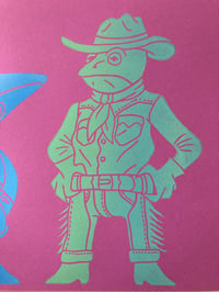 Image 2 of 'Conrad And Larry' Blockprint (Super Limited Edition)