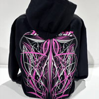 Image 4 of HOODIE - Pink Pinstripe 