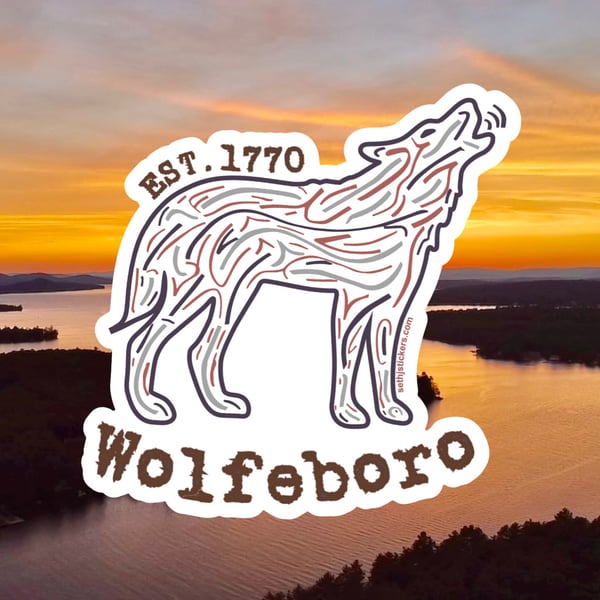 Image of Wolfeboro Wolf Sticker