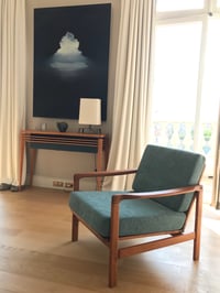 Image 5 of Fauteuil  BZ bouclette vert d'eau