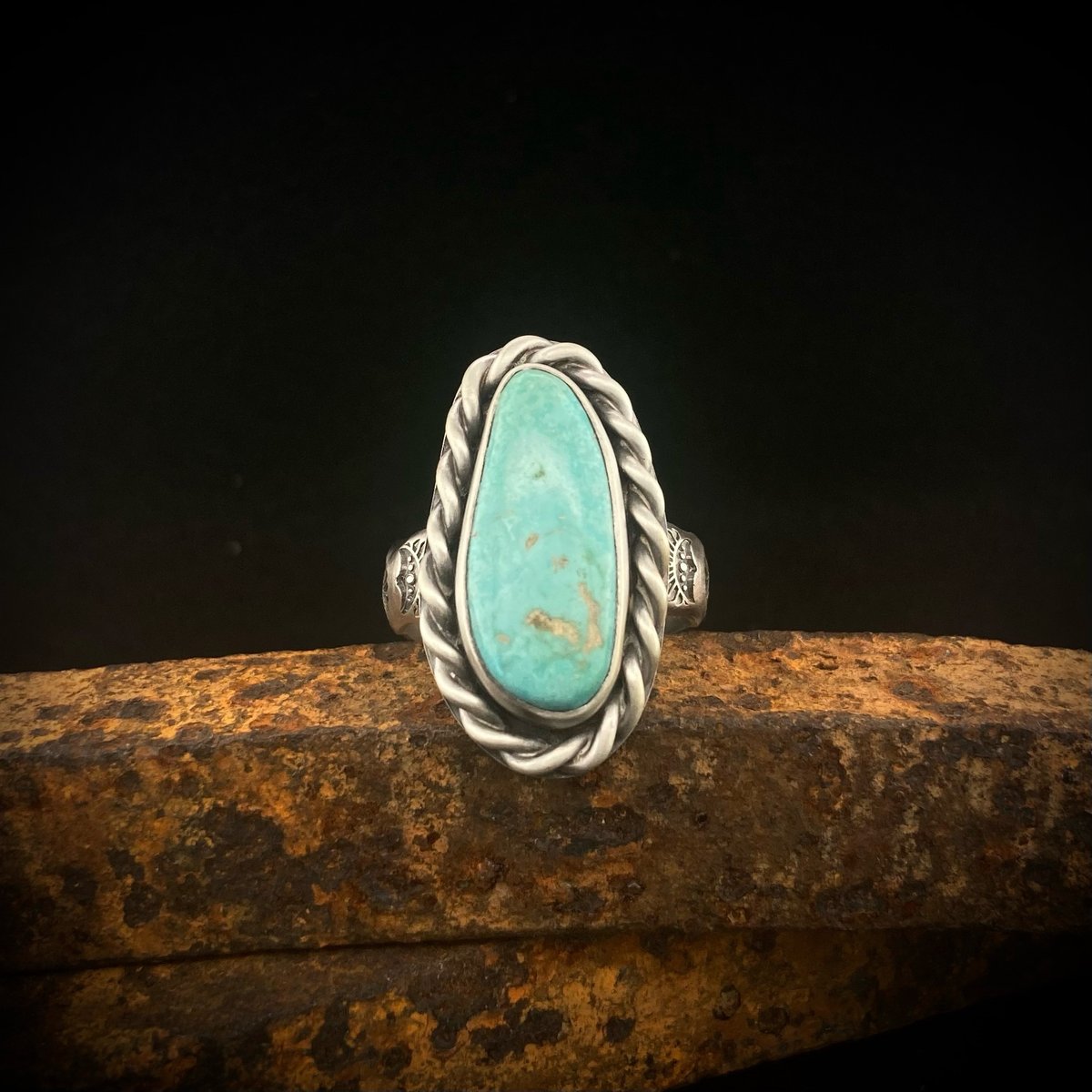 Blue Gem Turquoise Ring 3