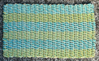 Image 2 of Green & Gold Fleck - Two Tone - 35 Fathom - Lobster Rope Mat