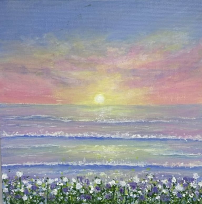 original acrylic painting - dreamy