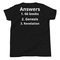 Image 2 of Unisex Youth Short Sleeve T-Shirt (Bible trivia 1)