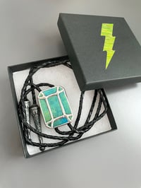 Image 5 of Emerald Star Bolo Tie