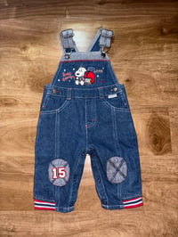baby snoopy overalls 
