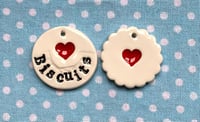 Image 5 of Jammie Dodger style tag and Biscuits Tag