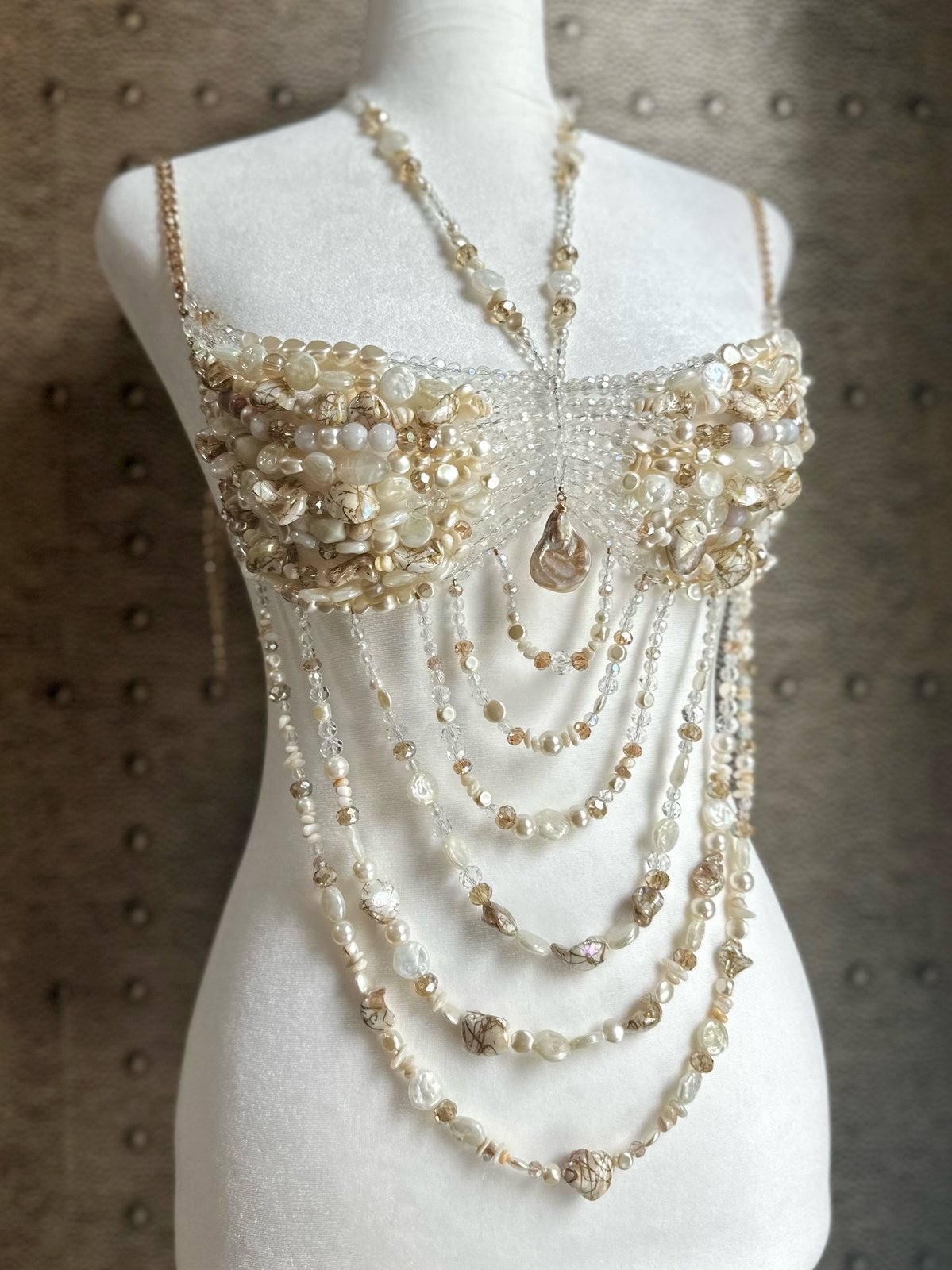 beaded bralet