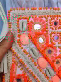 Image 5 of Cotton Neon Set-  tunic and bag- one off 