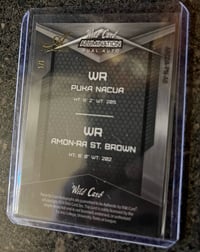 Image 2 of Wildcard Alumination - Puka Nacua / Amon Ra St. Brown 1/1 Dual Auto