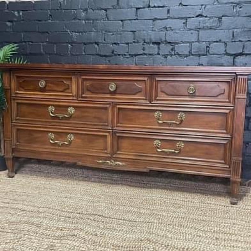 Image of Large Canadian sideboard chest of drawers