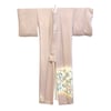 Antique Silk Kimono (Grayed Pink Cranes)