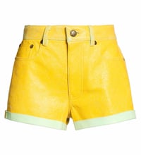 Image 1 of R 13 Yellow Leather Short 