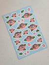 Hamjin Flower Soft Vinyl Sticker Sheet