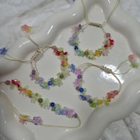 Image 2 of Rainbow Floral Bracelet