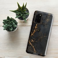 Image 12 of Gold and Black Tattered Texture Gnarled Roots Goth Inspired Tough case for Samsung®