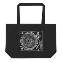 Large organic turntable tote bag