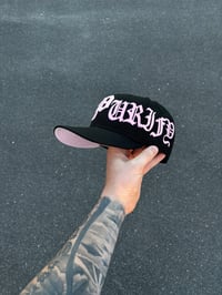Image 2 of BLACK PINK BRIM PHILADELPHIA PHILLIES “PURIFY” CUSTOM FITTED CAP