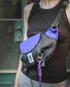 Fanny Pack - Black/Purple 