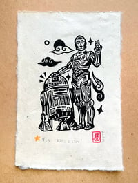 Image 1 of R2D2 & C3PO! Print 