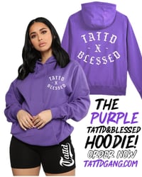 45% off SPECIAL OFFER!!! Tattd&Blessed purple Hoodie!!! 💜