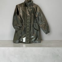 Image 2 of Xanthe Hand-Painted Leather Coat