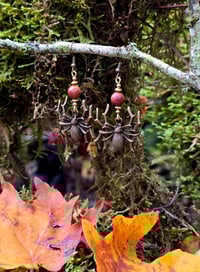 Image 2 of Jasper Arachnid Earring