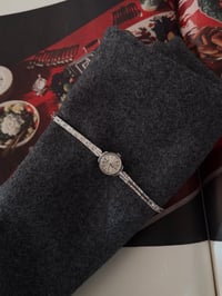 Image 2 of Vintage Dainty Silver Tone Pulsar By SEIKO 