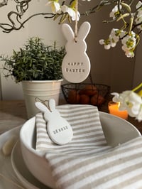 Image 3 of Personalised Bunny hanger 