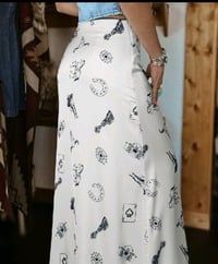 Image 1 of Falda vaquera Blanca XL