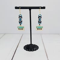 Image 5 of Colorful Keyboard Earrings 
