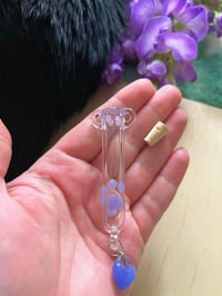 Image 5 of Hanging Fur Jar (also great for short whiskers or hedgehog quills!)