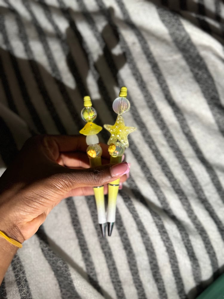 Image of Beaded Pens w Charms (spring/summer)