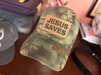 Image 2 of JESUS SAVES ~ Velcro Patch