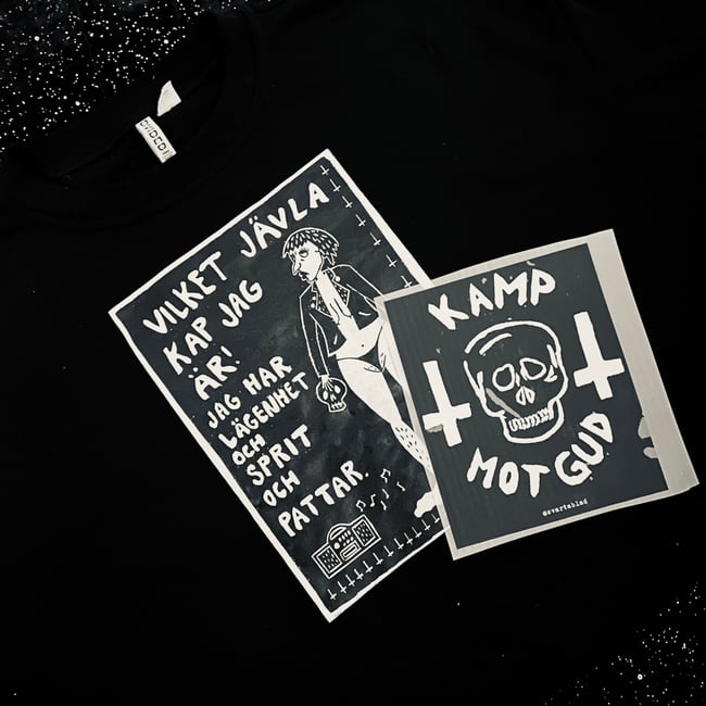 Stryka på märke - Kamp mot gud (svart)