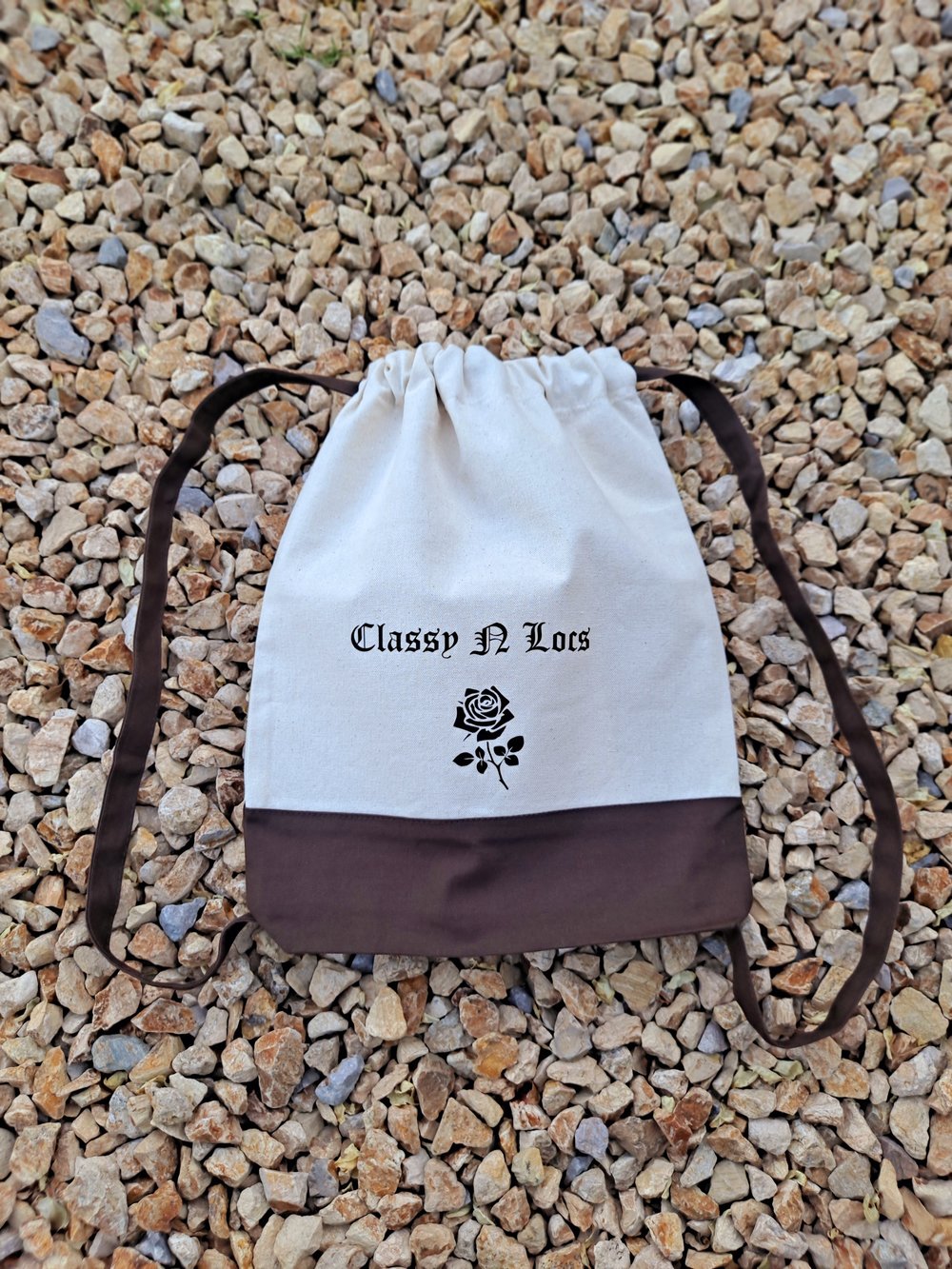 Image of Backpack Canvas drawstring