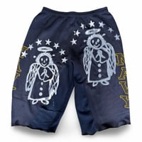 Image 1 of VTG NAVY STAR ANGEL BAGGY SWEAT SHORTS (XL-3XL)