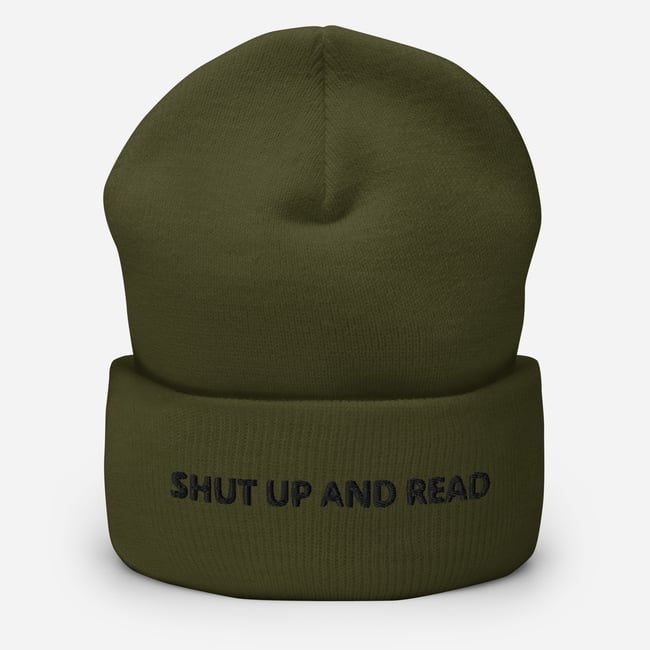 Shut Up & Read Cuffed Beanie