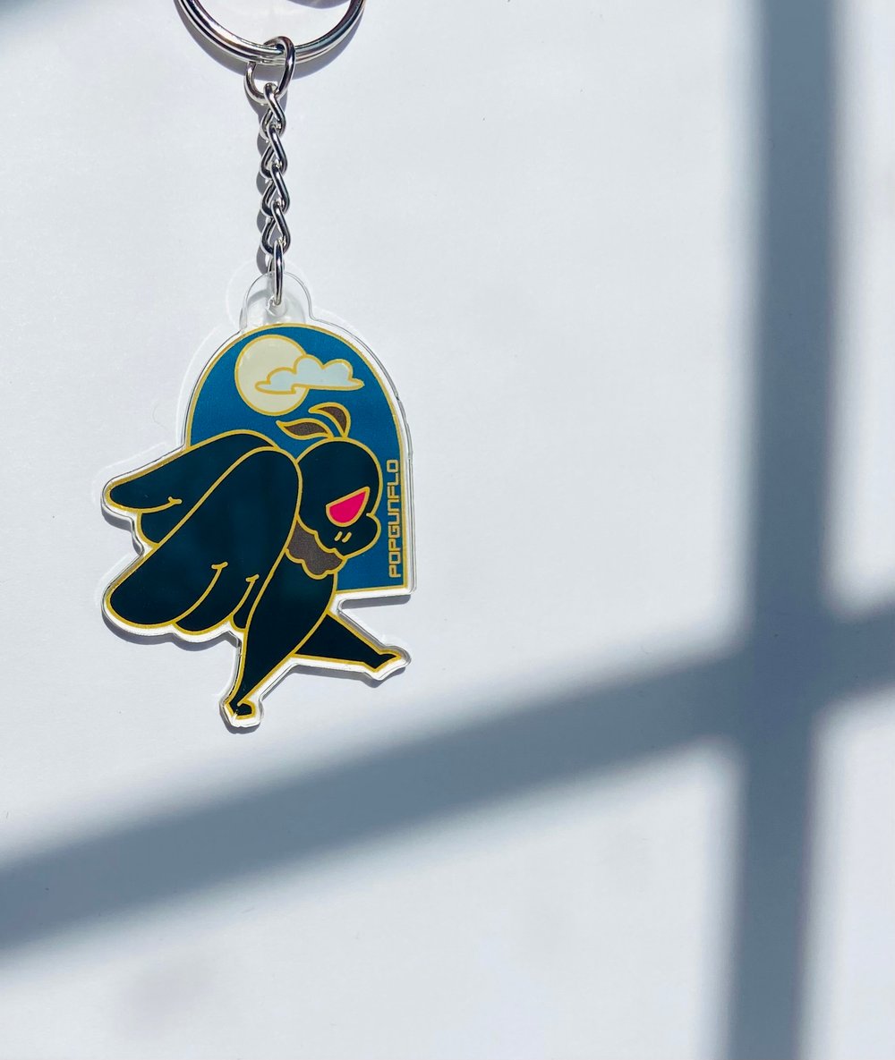 Mothman Acrylic Keychain