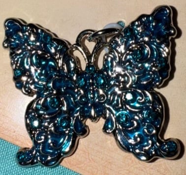 Image of  Blue Butterfly Necklace