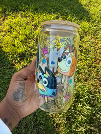 Image 1 of Summertime Bluez Glass Can