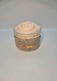 Image 1 of Citrus Ginger Whipped Body Butter (orange, grapefruit and ginger) (8oz)